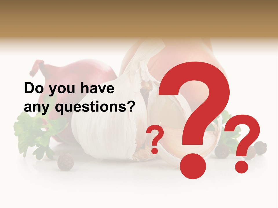 Onion Garlic PowerPoint Template