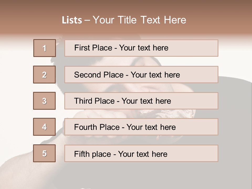 Caveman Food PowerPoint Template