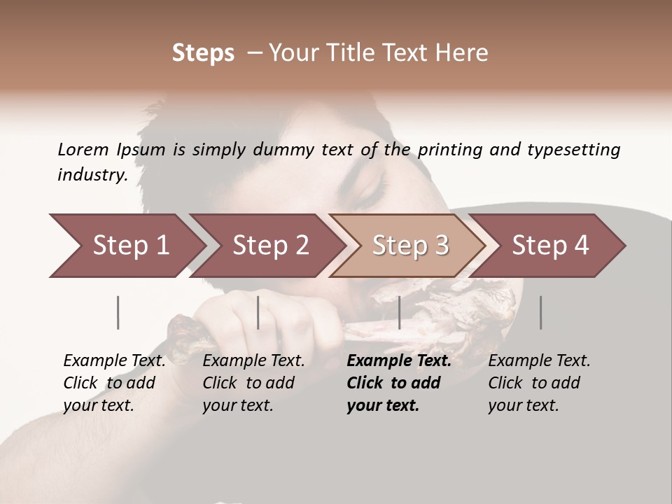 Caveman Food PowerPoint Template