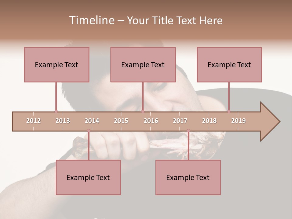 Caveman Food PowerPoint Template