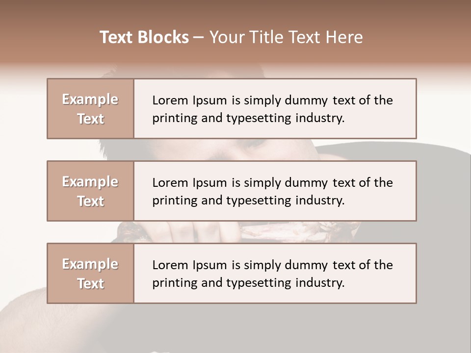 Caveman Food PowerPoint Template