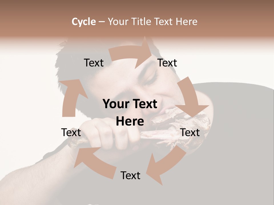 Caveman Food PowerPoint Template