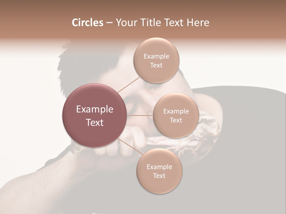 Caveman Food PowerPoint Template