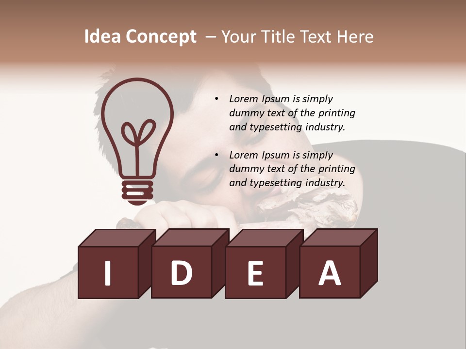 Caveman Food PowerPoint Template