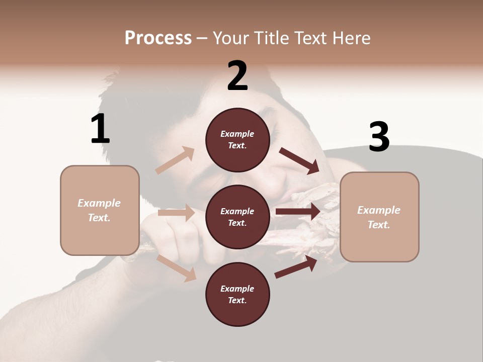 Caveman Food PowerPoint Template