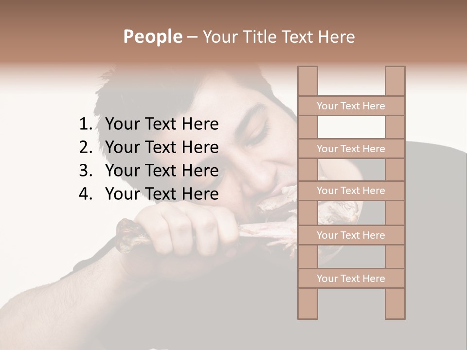 Caveman Food PowerPoint Template