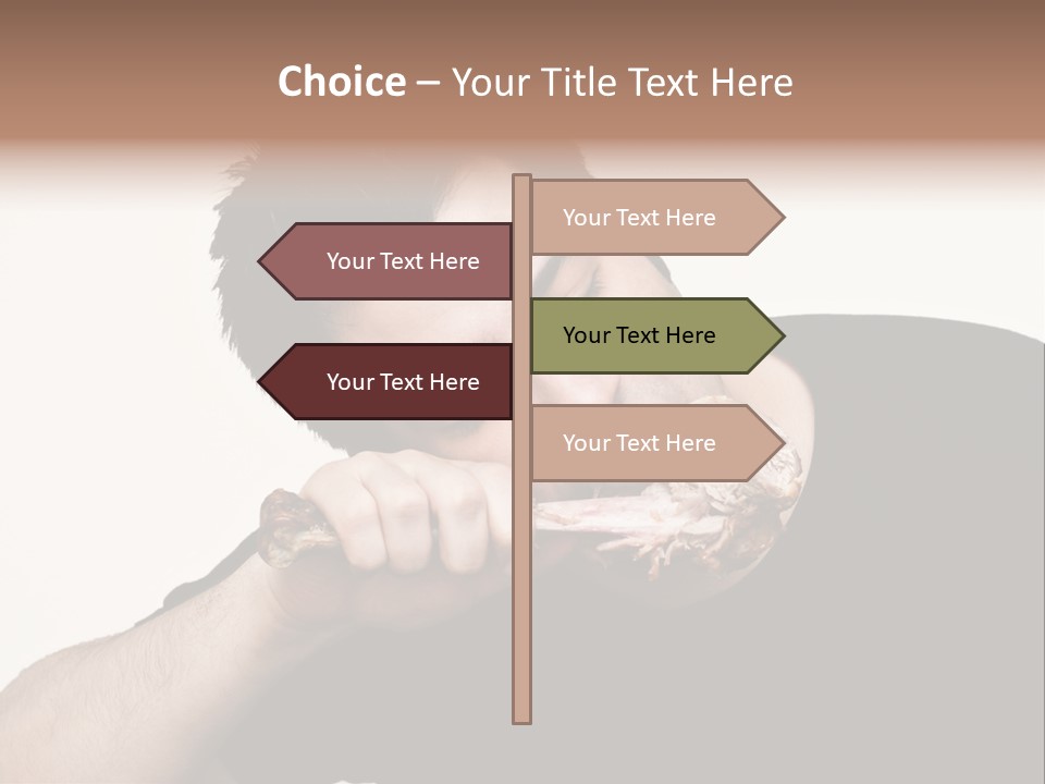 Caveman Food PowerPoint Template