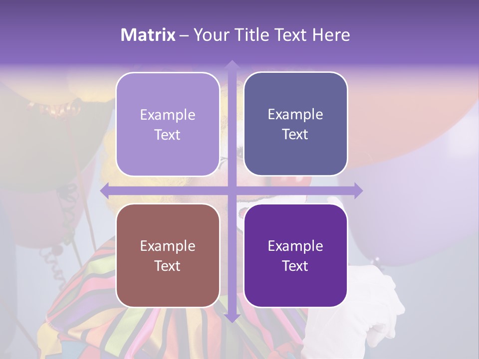 Colorful Clown PowerPoint Template