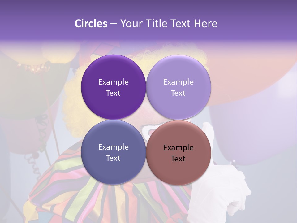 Colorful Clown PowerPoint Template