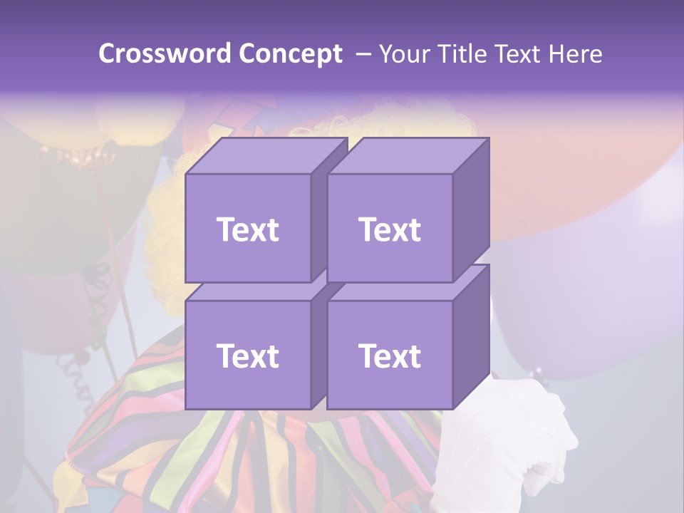 Colorful Clown PowerPoint Template