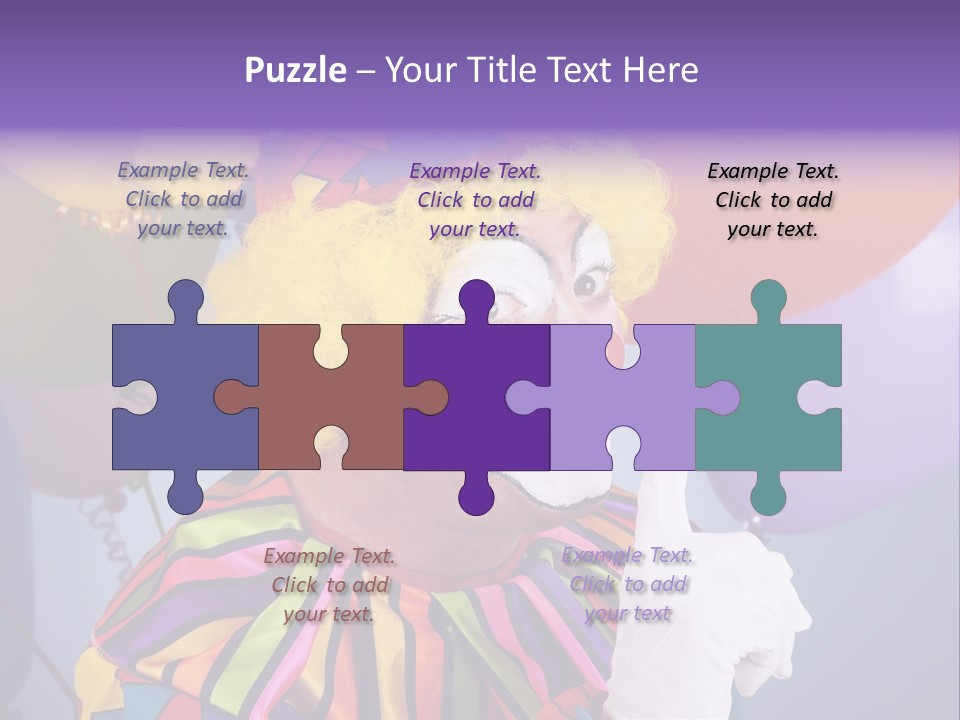 Colorful Clown PowerPoint Template