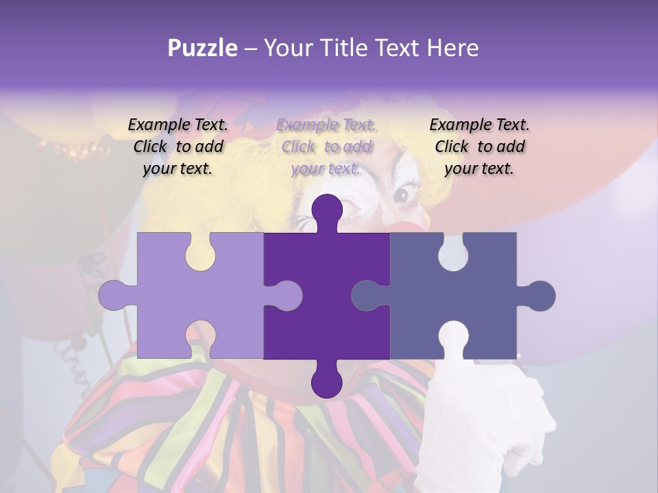 Colorful Clown PowerPoint Template