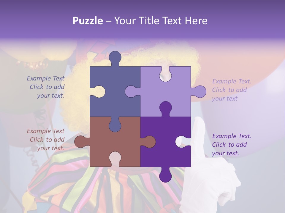 Colorful Clown PowerPoint Template