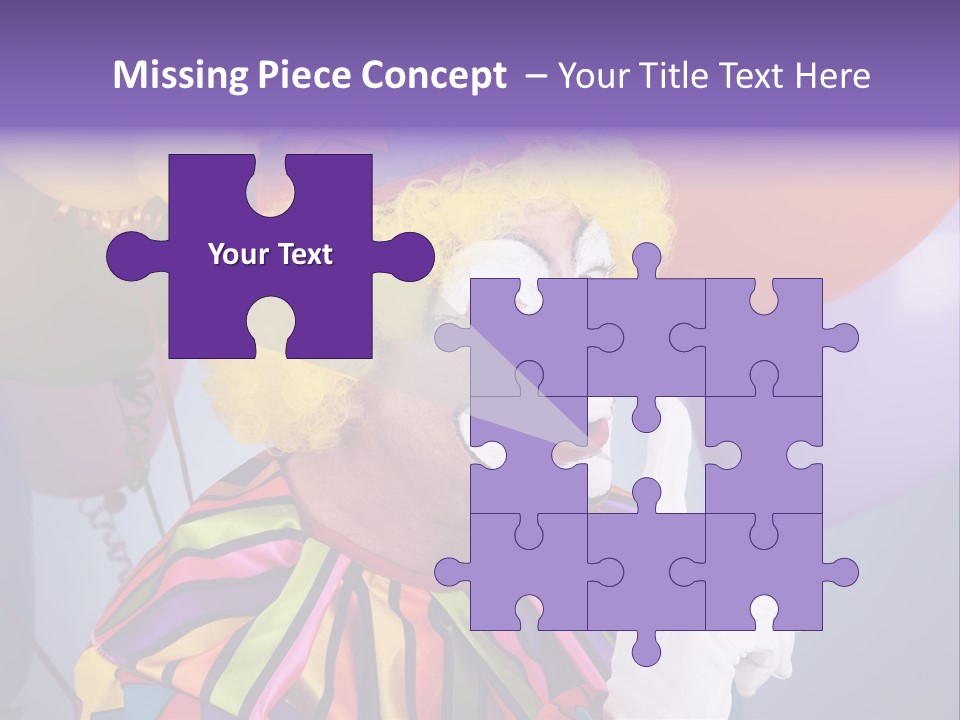 Colorful Clown PowerPoint Template