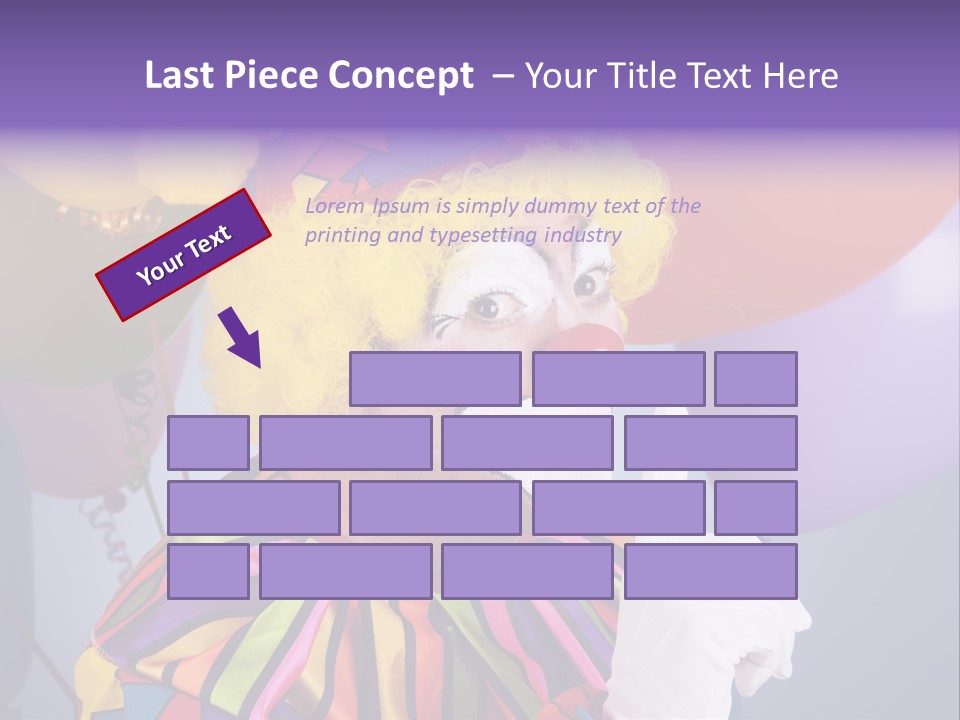 Colorful Clown PowerPoint Template