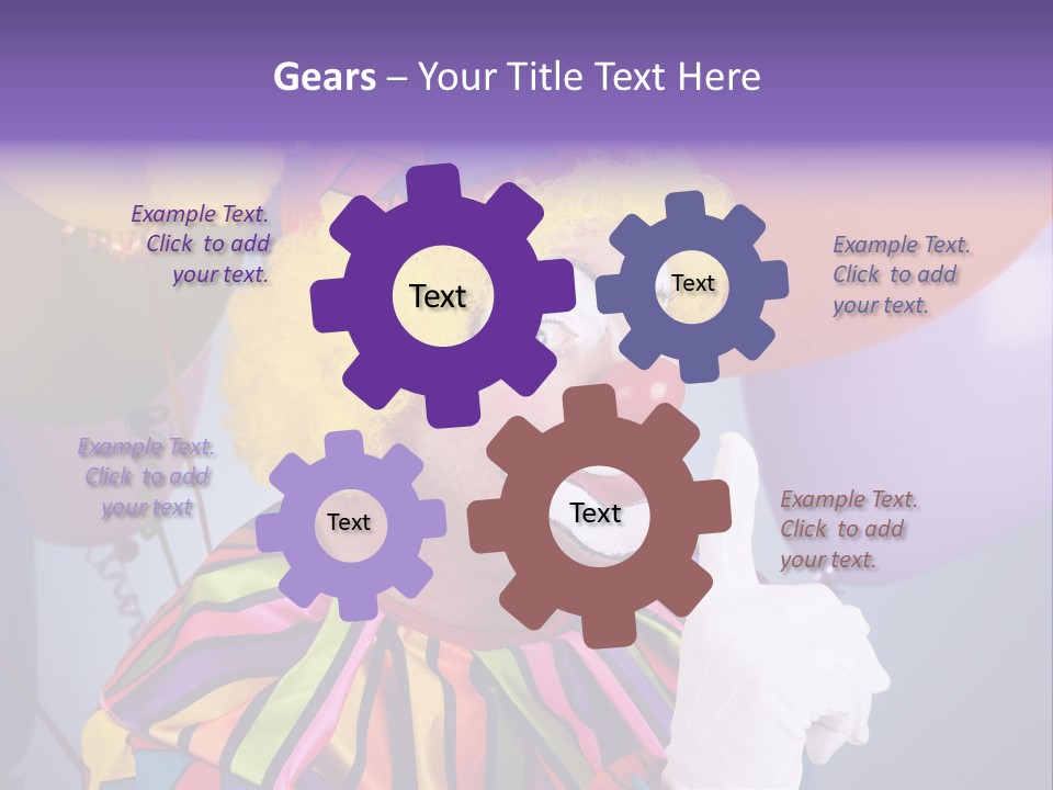 Colorful Clown PowerPoint Template