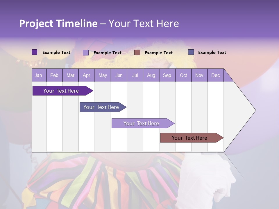 Colorful Clown PowerPoint Template