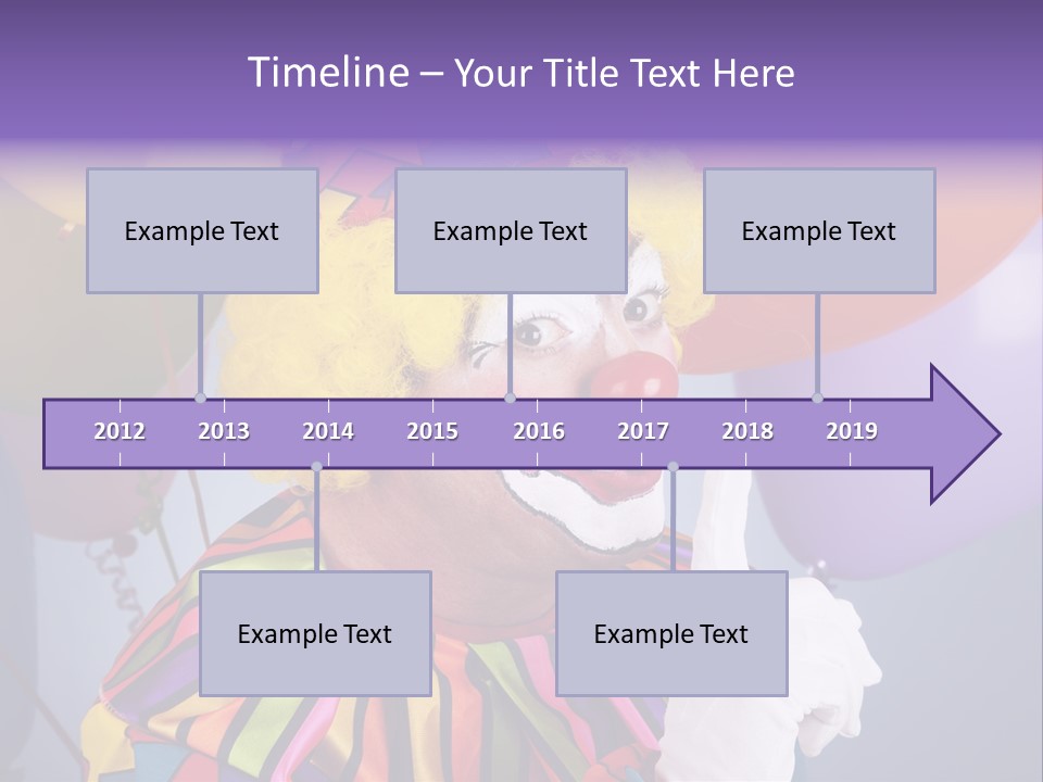 Colorful Clown PowerPoint Template