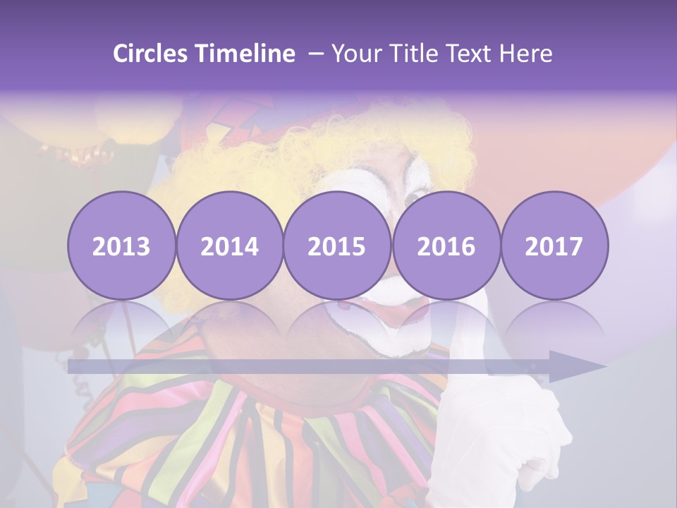 Colorful Clown PowerPoint Template