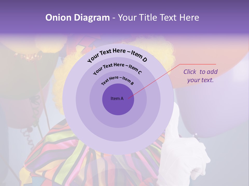 Colorful Clown PowerPoint Template