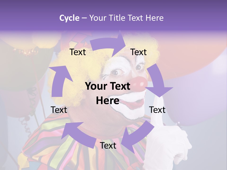 Colorful Clown PowerPoint Template