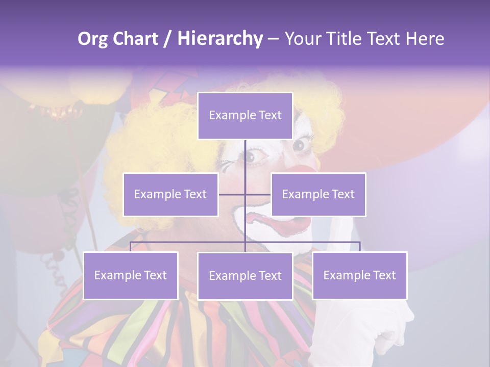 Colorful Clown PowerPoint Template