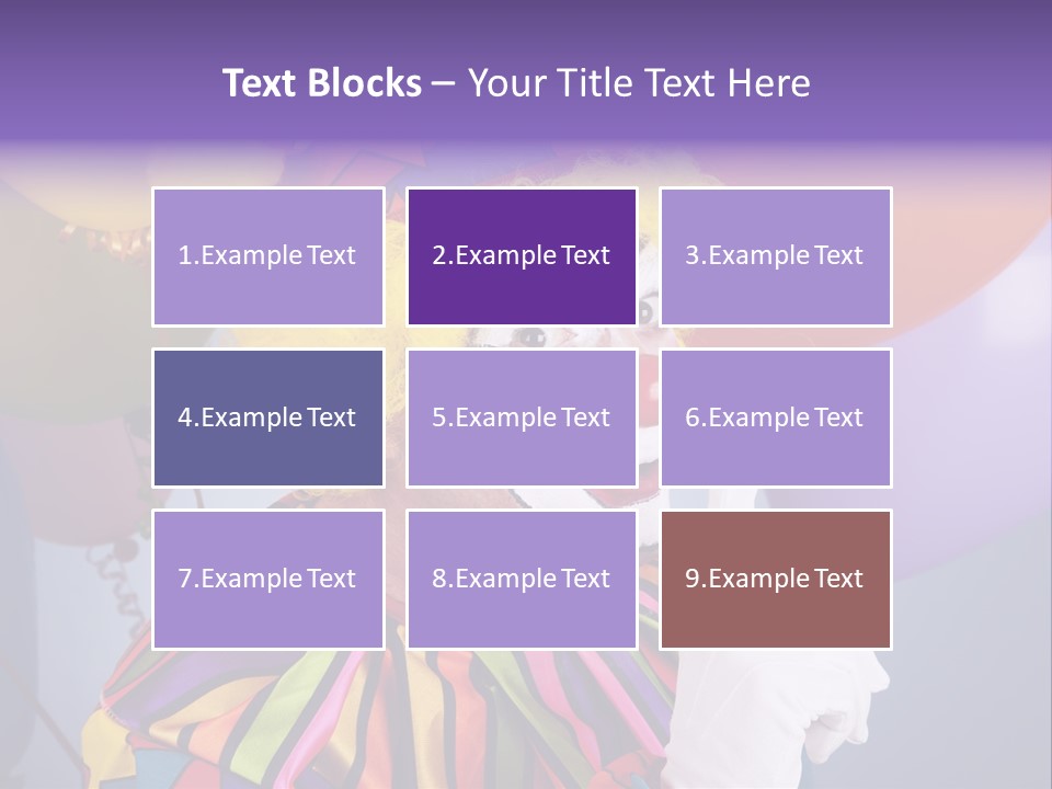 Colorful Clown PowerPoint Template