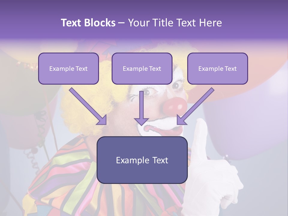 Colorful Clown PowerPoint Template