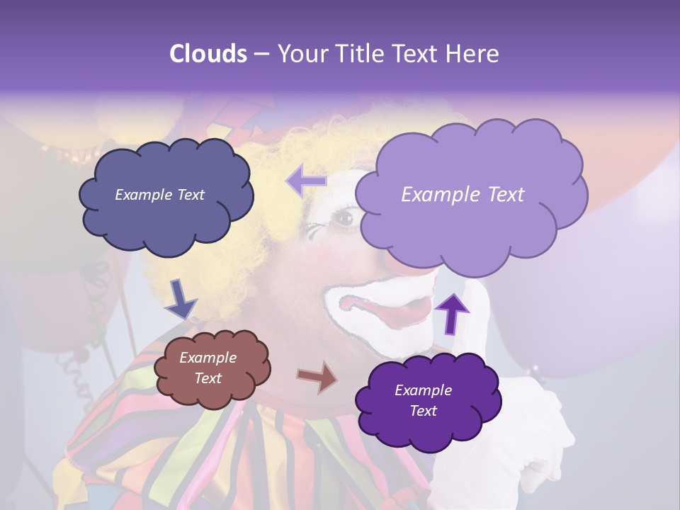 Colorful Clown PowerPoint Template