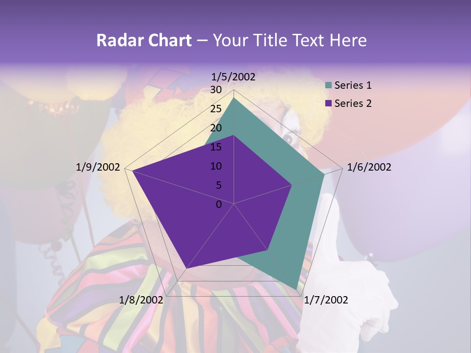 Colorful Clown PowerPoint Template