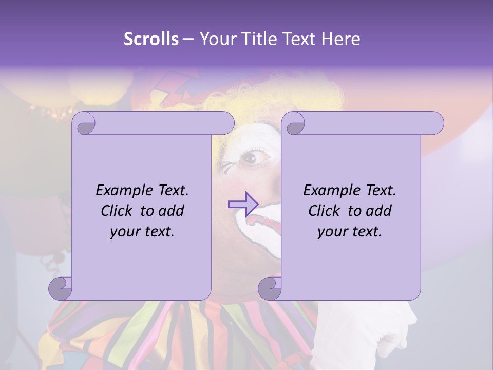 Colorful Clown PowerPoint Template