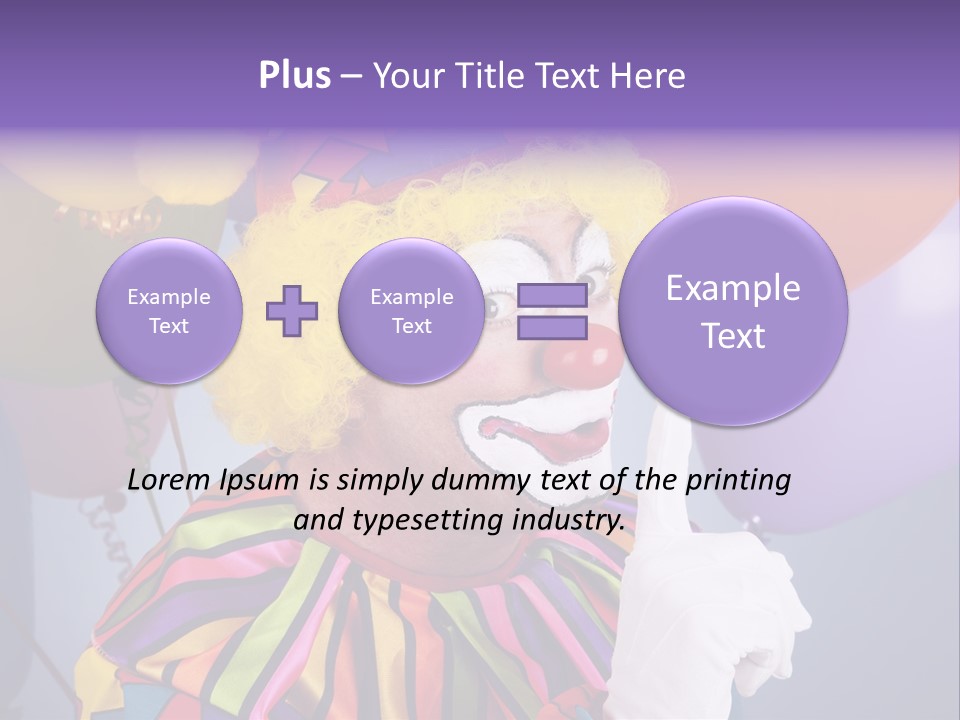 Colorful Clown PowerPoint Template