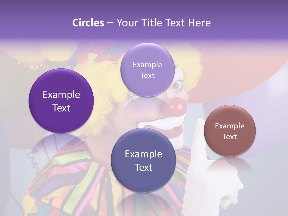 Colorful Clown PowerPoint Template