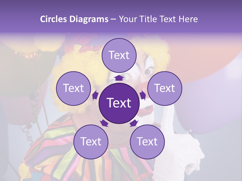 Colorful Clown PowerPoint Template