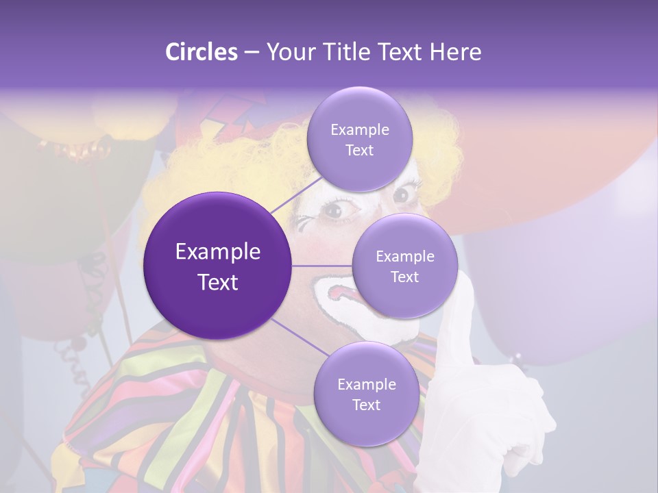 Colorful Clown PowerPoint Template