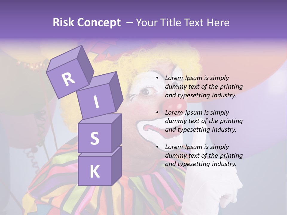 Colorful Clown PowerPoint Template