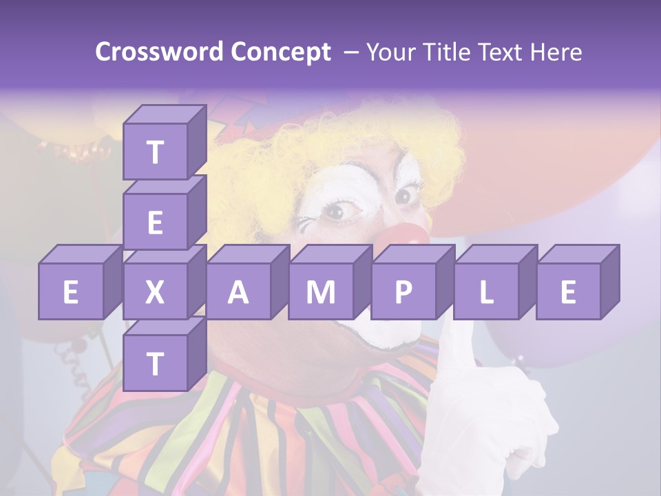 Colorful Clown PowerPoint Template