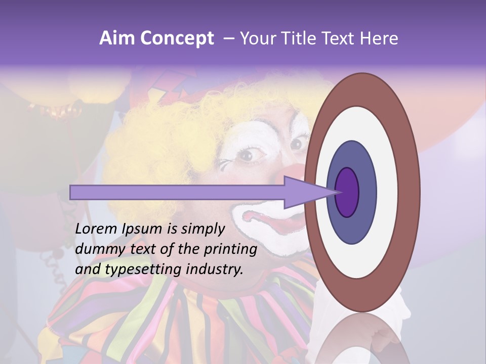 Colorful Clown PowerPoint Template