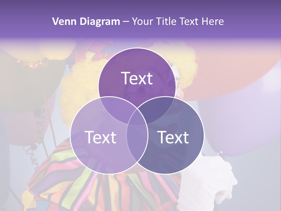 Colorful Clown PowerPoint Template