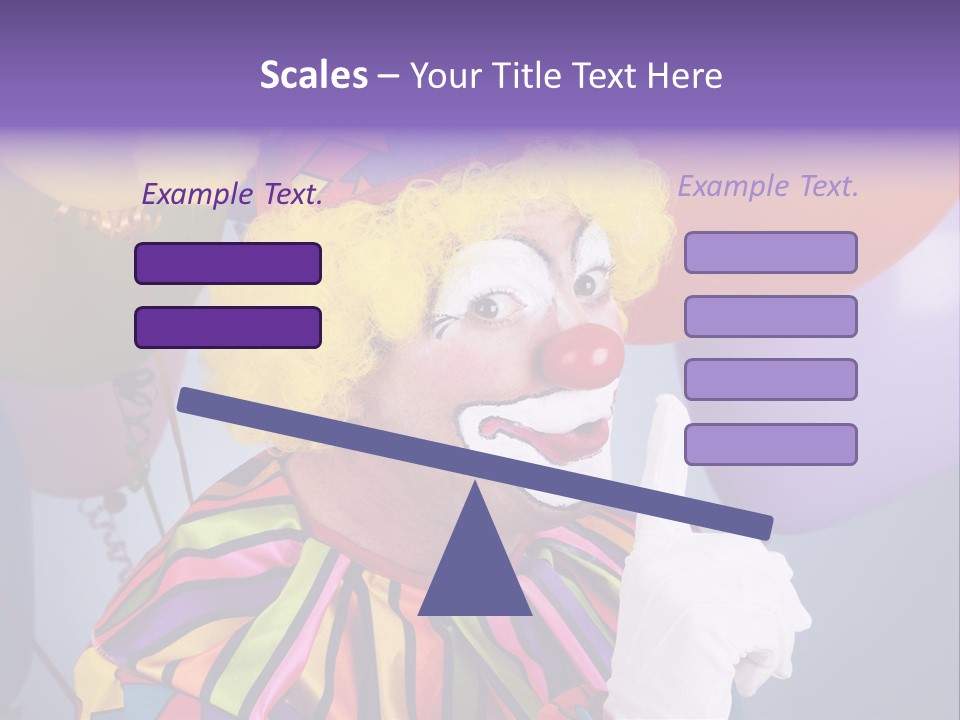 Colorful Clown PowerPoint Template