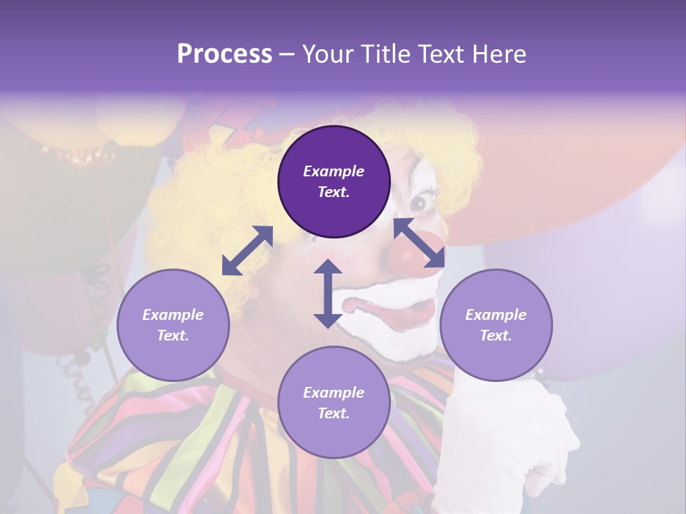 Colorful Clown PowerPoint Template