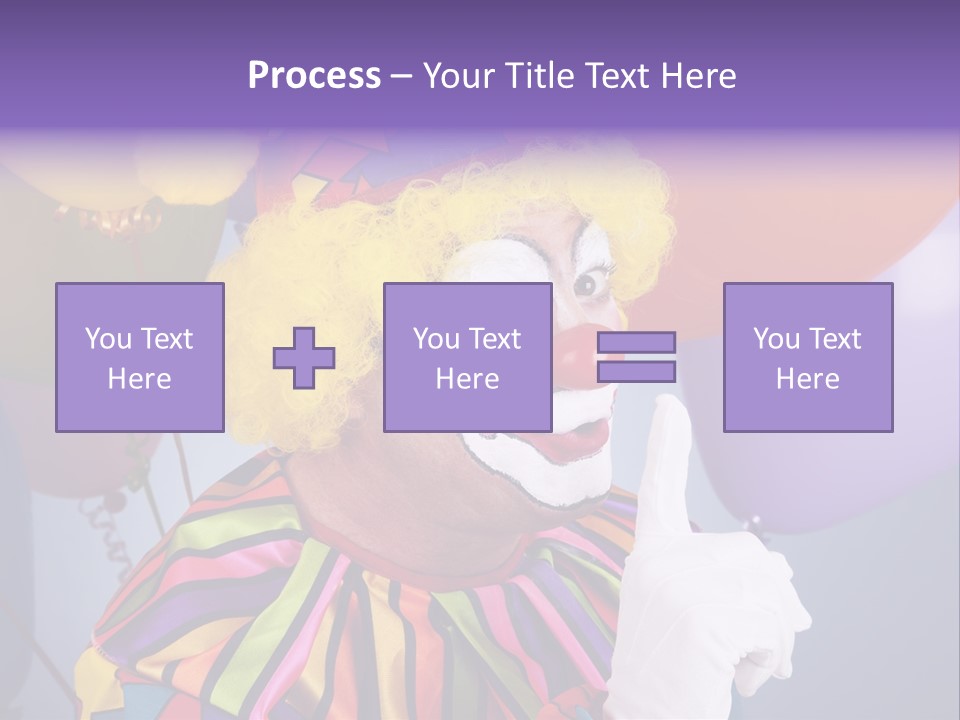 Colorful Clown PowerPoint Template
