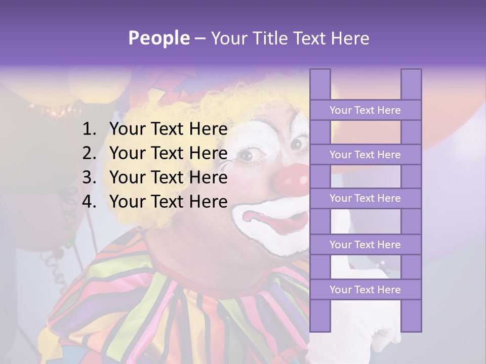 Colorful Clown PowerPoint Template
