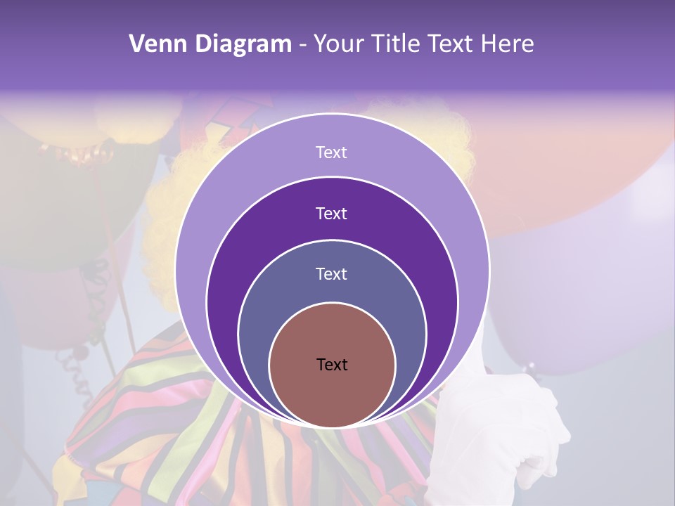 Colorful Clown PowerPoint Template