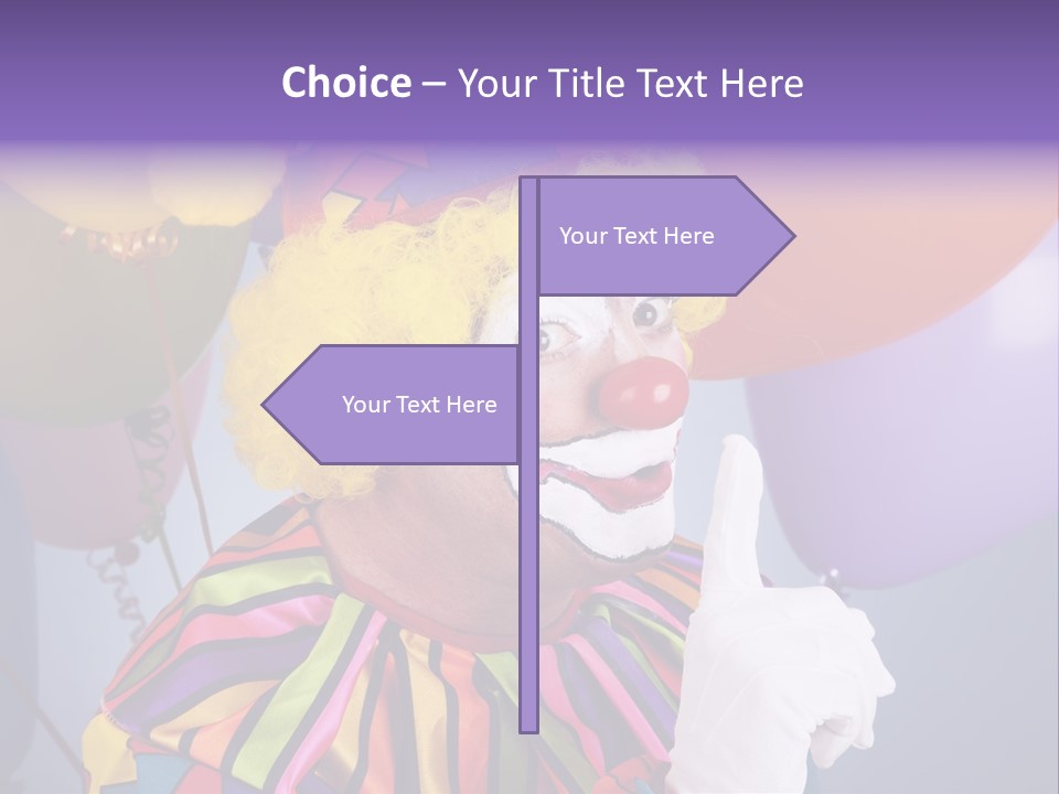 Colorful Clown PowerPoint Template