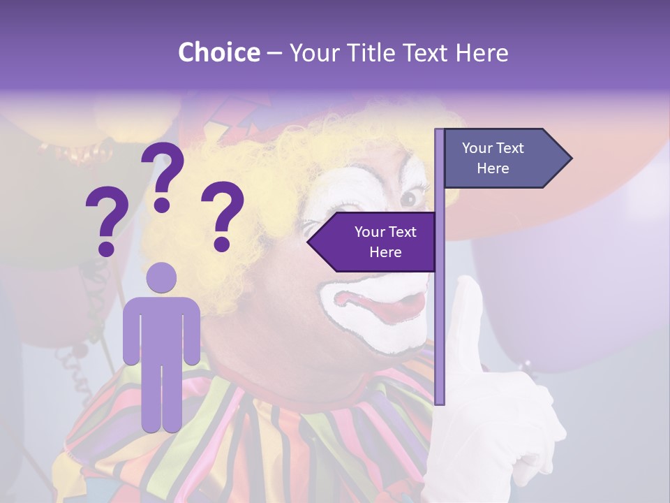 Colorful Clown PowerPoint Template