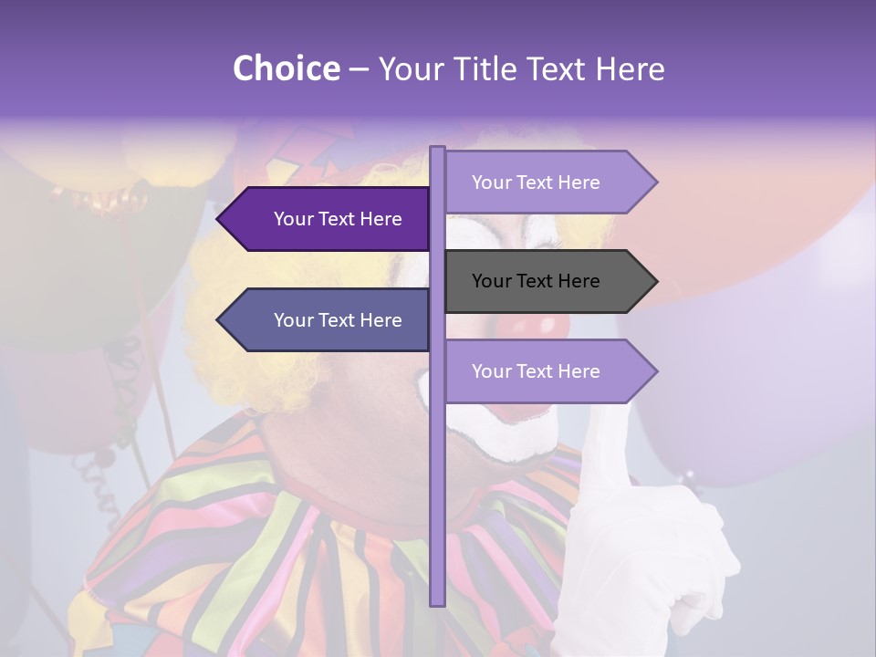 Colorful Clown PowerPoint Template