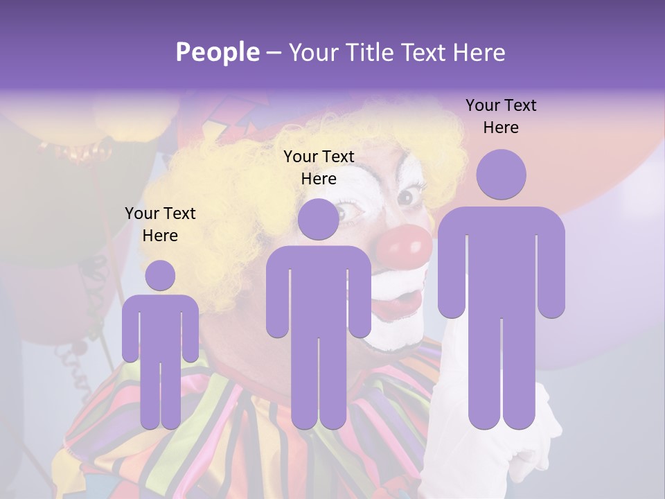 Colorful Clown PowerPoint Template