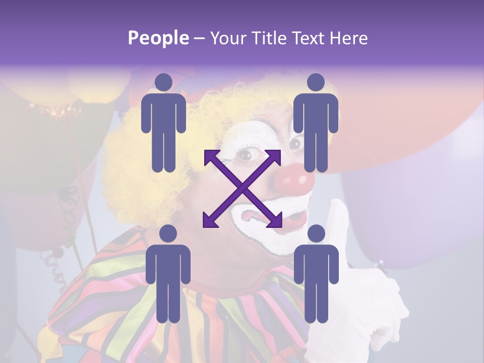 Colorful Clown PowerPoint Template
