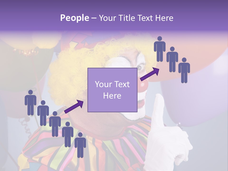 Colorful Clown PowerPoint Template